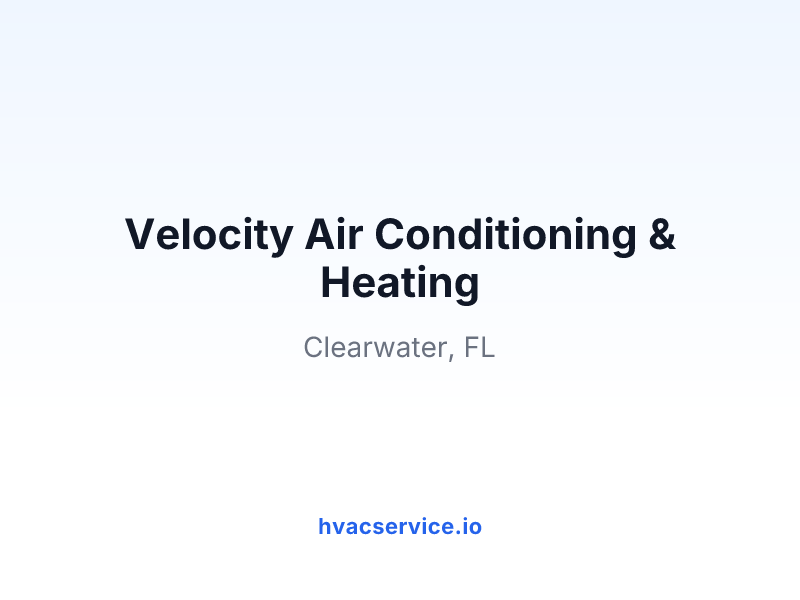 Velocity Air Conditioning & Heating