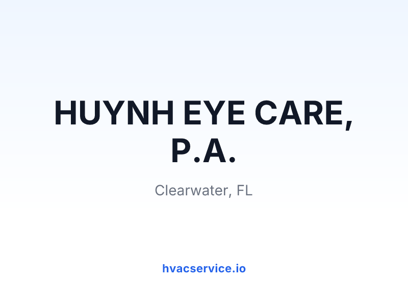 HUYNH EYE CARE, P.A.
