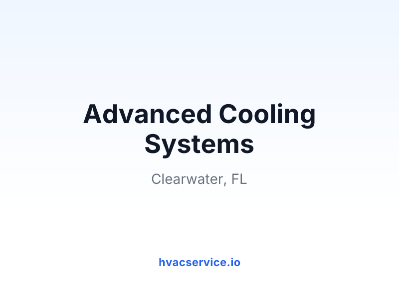 Advanced Cooling Systems