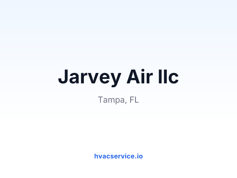 Jarvey Air llc