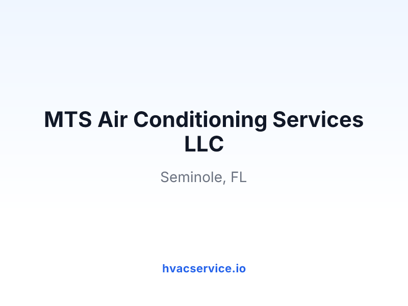 MTS Air Conditioning Services LLC