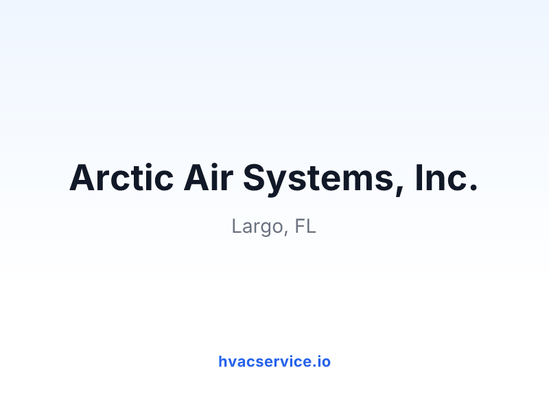 Arctic Air Systems, Inc.