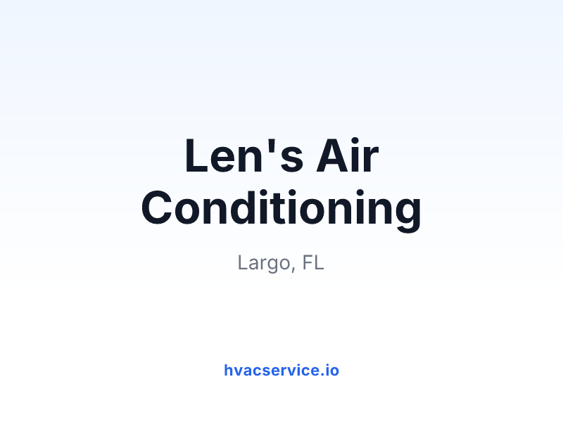 Len's Air Conditioning