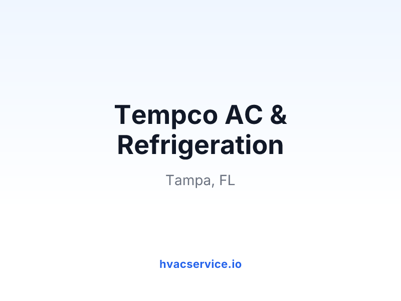 Tempco AC & Refrigeration