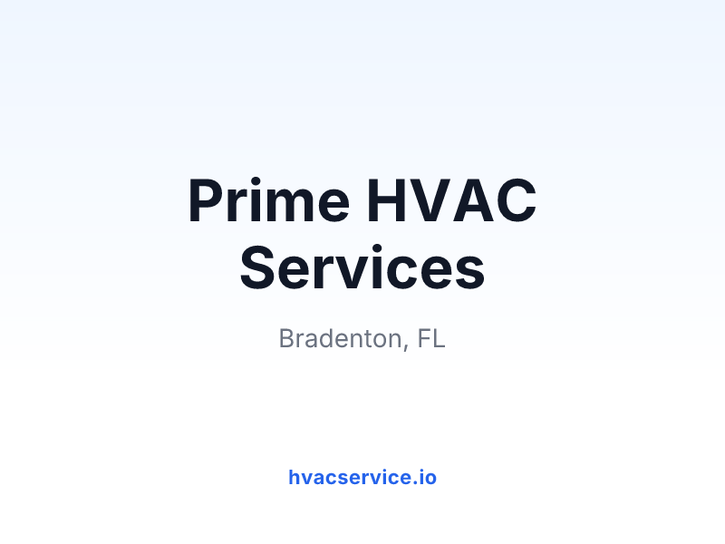 Prime HVAC Services