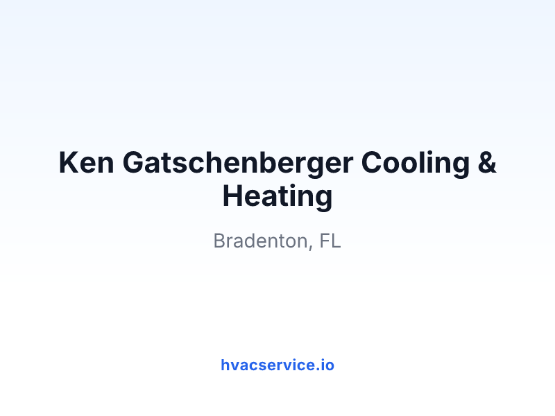 Ken Gatschenberger Cooling & Heating