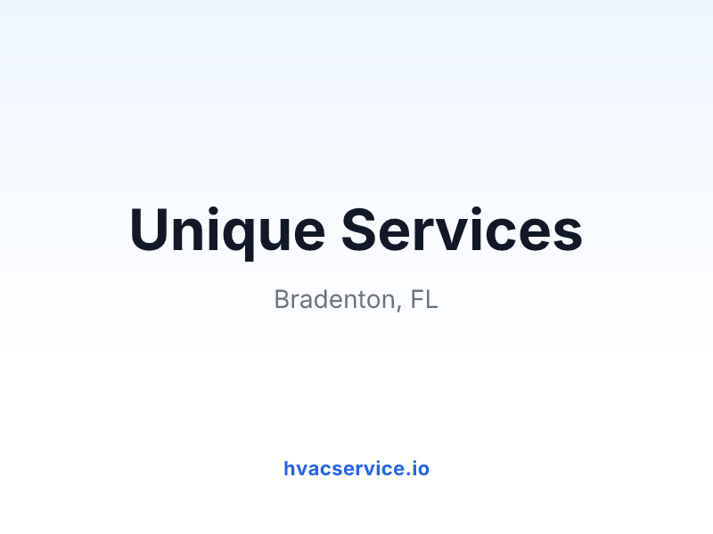 Unique Services