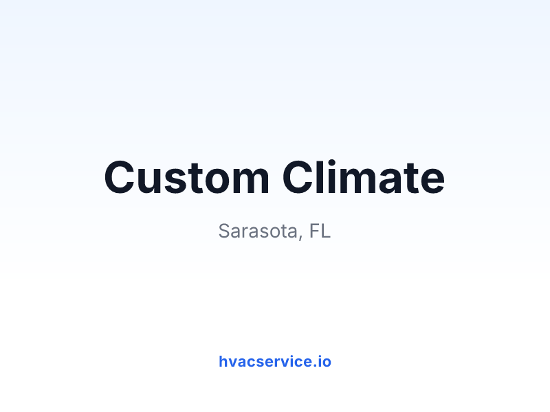 Custom Climate