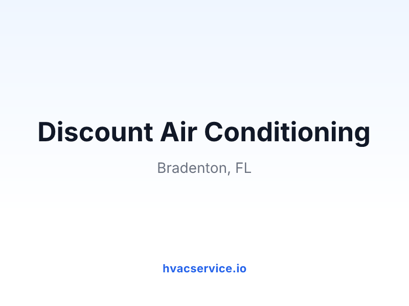 Discount Air Conditioning