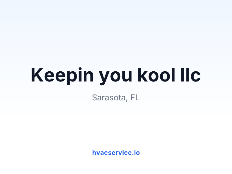 Keepin you kool llc