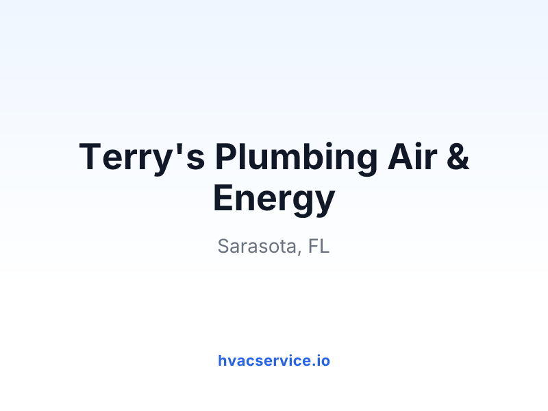 Terry's Plumbing Air & Energy
