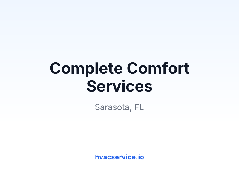 Complete Comfort Services
