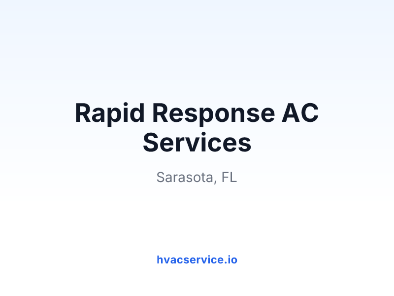 Rapid Response AC Services