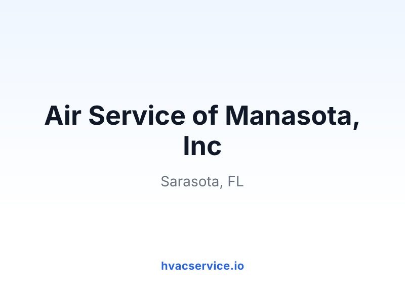 Air Service of Manasota, Inc