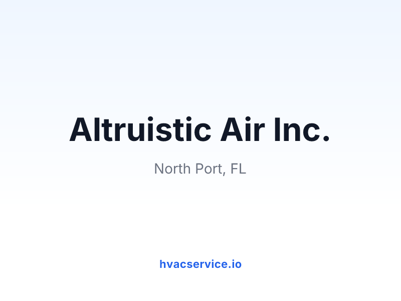 Altruistic Air Inc.