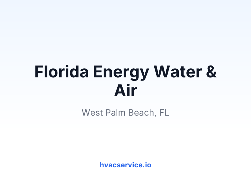 Florida Energy Water & Air