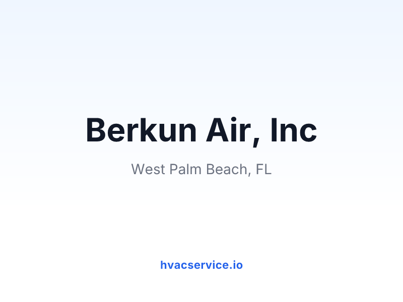 Berkun Air, Inc