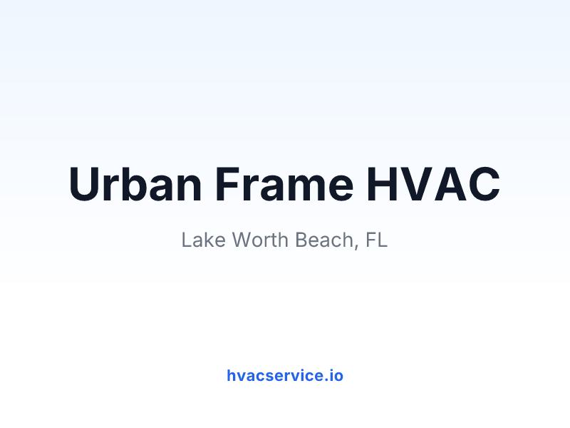 Urban Frame HVAC