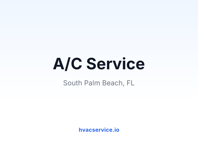 A/C Service