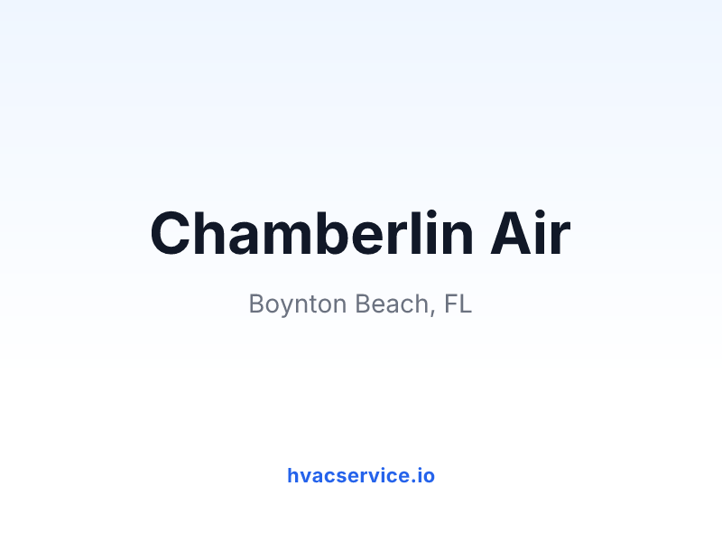 Chamberlin Air