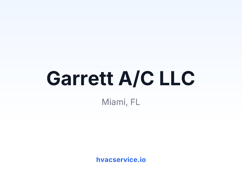 Garrett A/C LLC