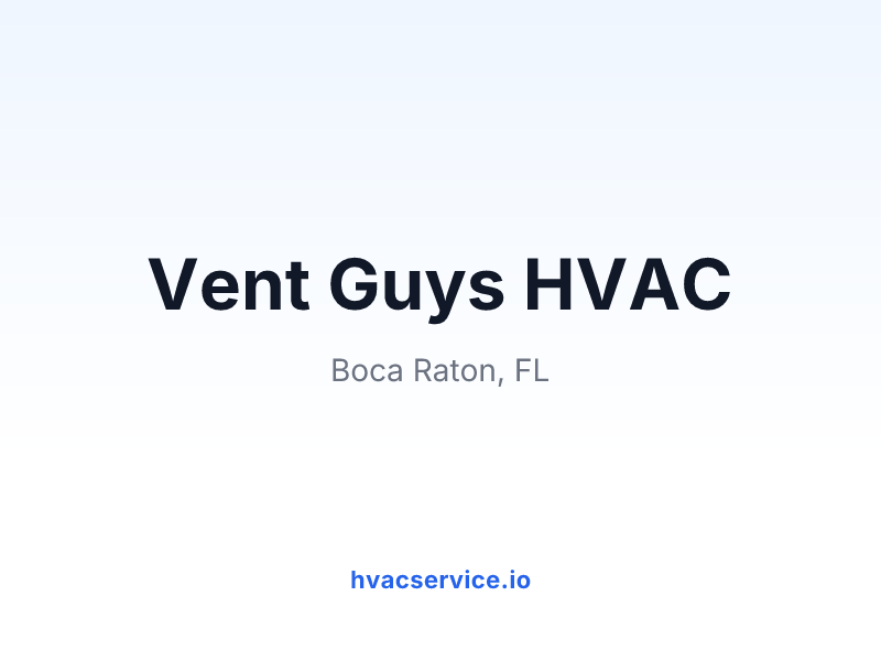 Vent Guys HVAC