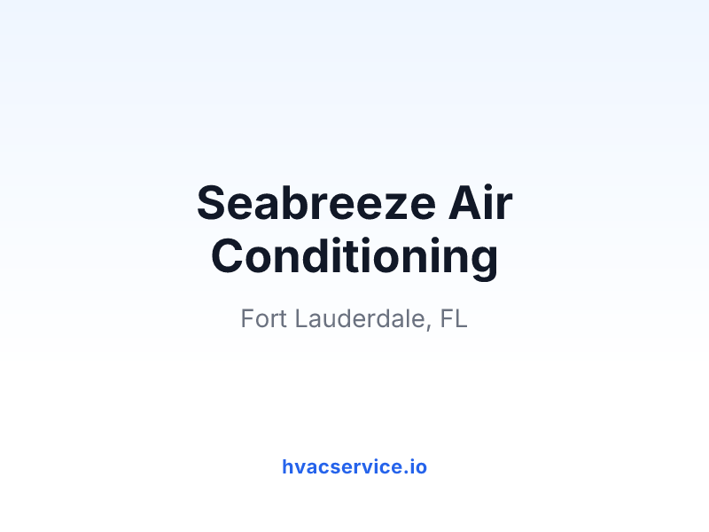 Seabreeze Air Conditioning