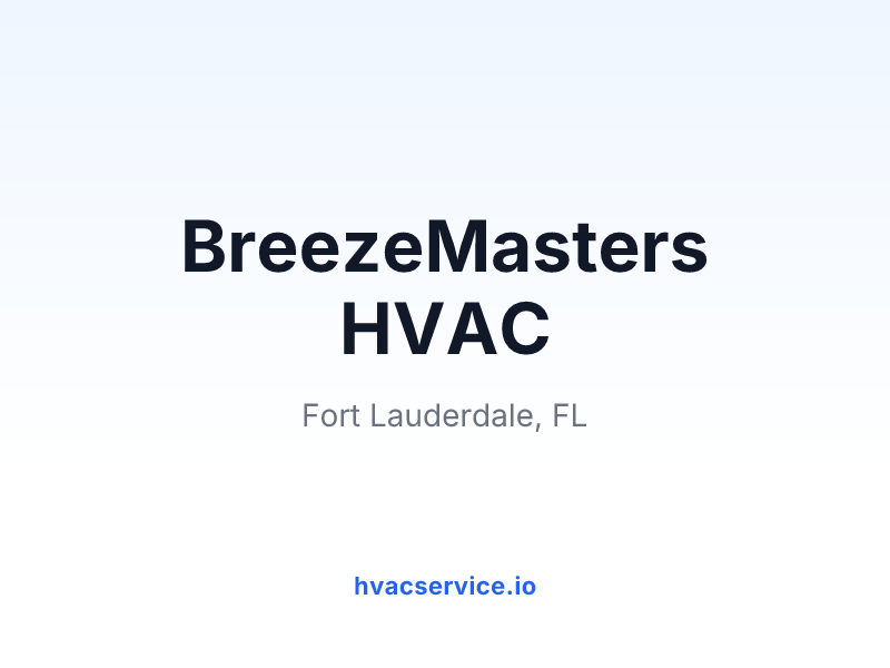 BreezeMasters HVAC
