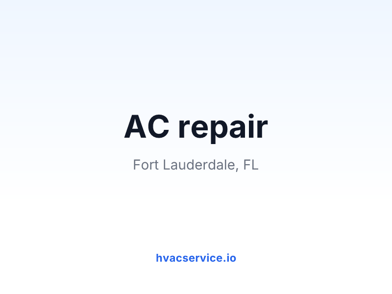 AC repair