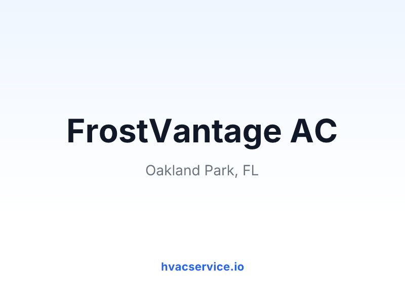 FrostVantage AC