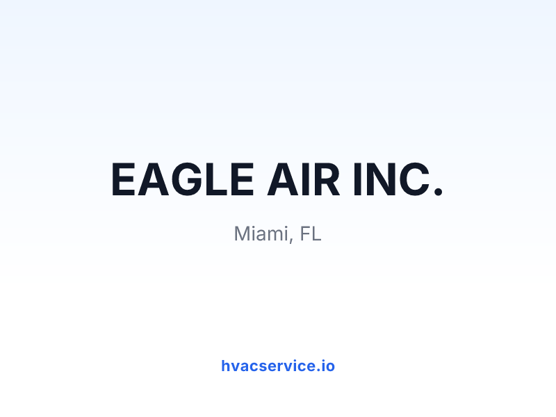 EAGLE AIR INC.