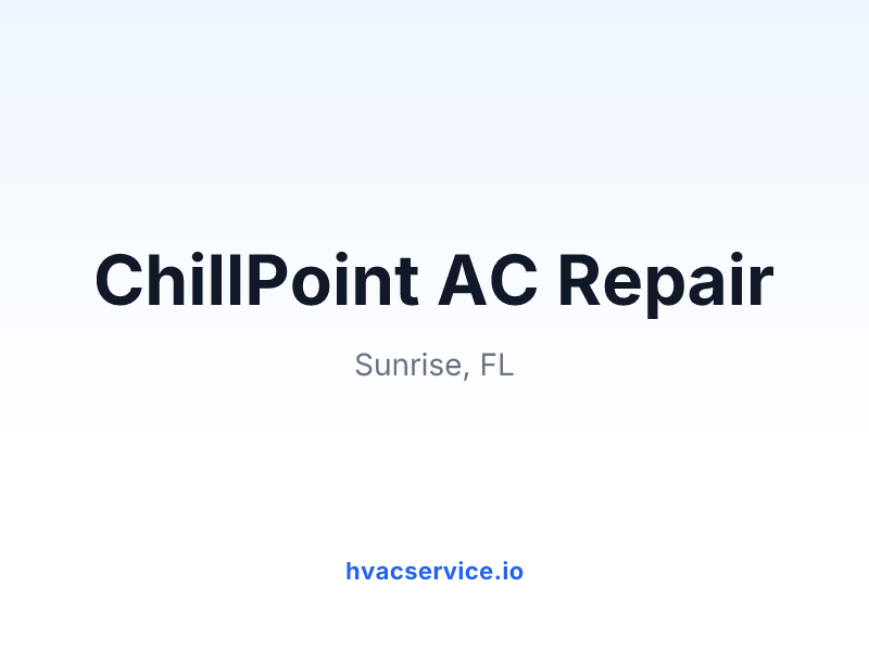 ChillPoint AC Repair