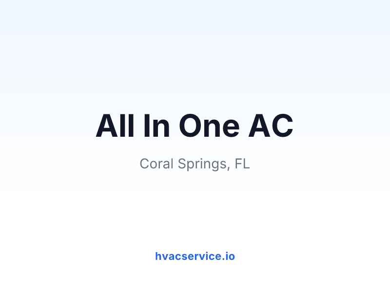 All In One AC