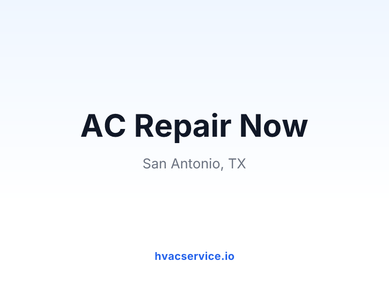 AC Repair Now