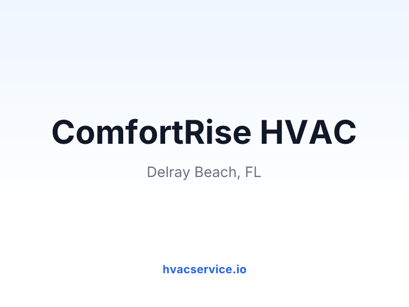 ComfortRise HVAC