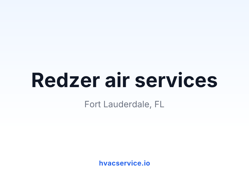 Redzer air services