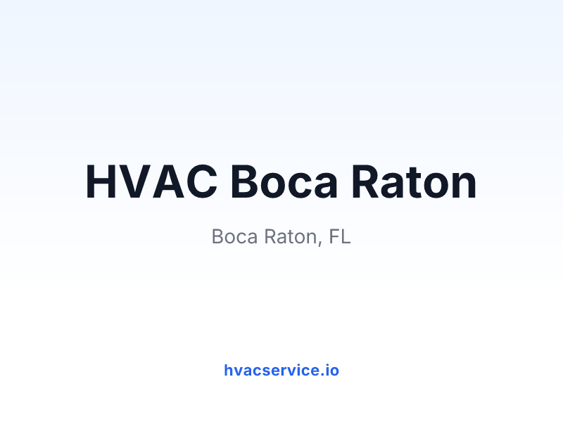 HVAC Boca Raton