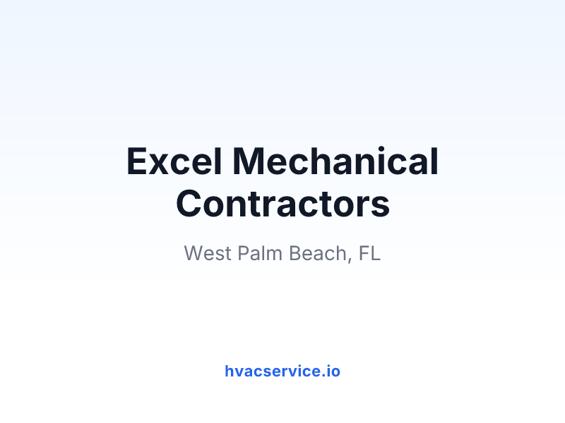 Excel Mechanical Contractors