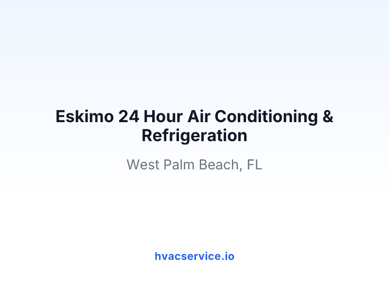 Eskimo 24 Hour Air Conditioning & Refrigeration