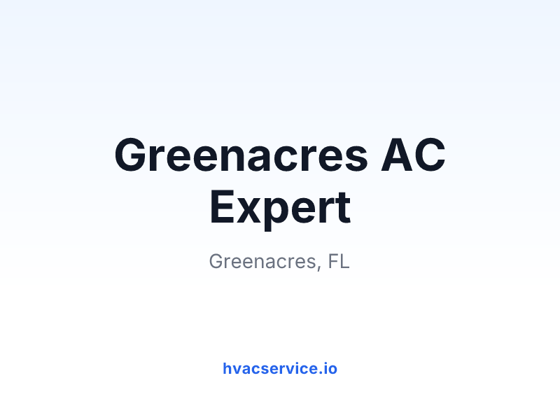 Greenacres AC Expert