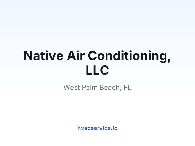 Native Air Conditioning, LLC