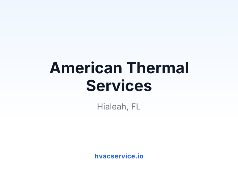 American Thermal Services