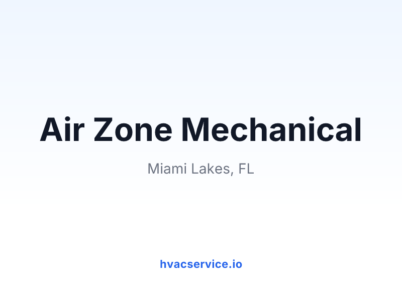 Air Zone Mechanical