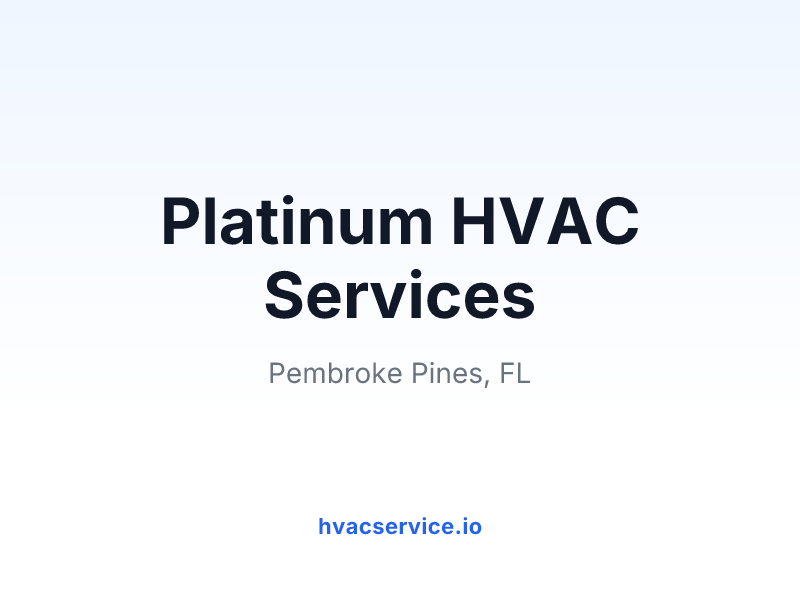 Platinum HVAC Services