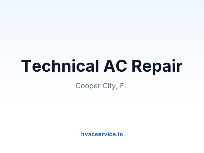 Technical AC Repair