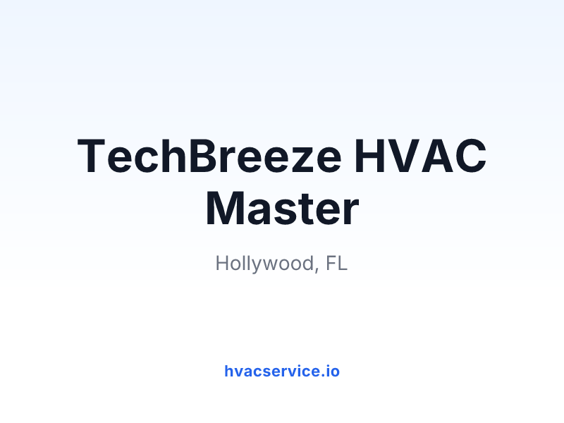 TechBreeze HVAC Master