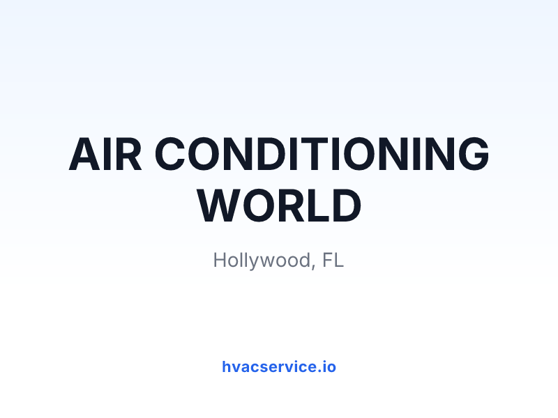 AIR CONDITIONING WORLD