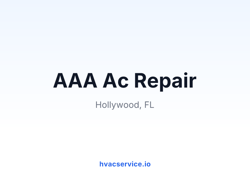 AAA Ac Repair