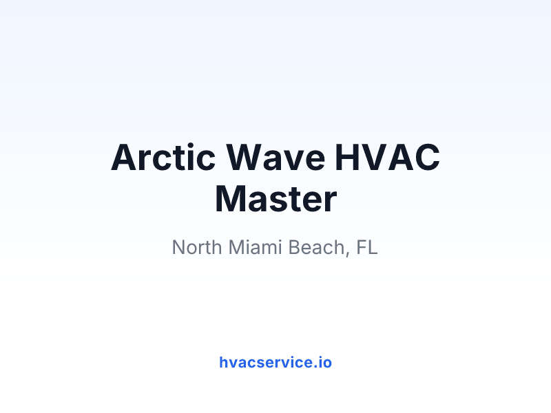 Arctic Wave HVAC Master