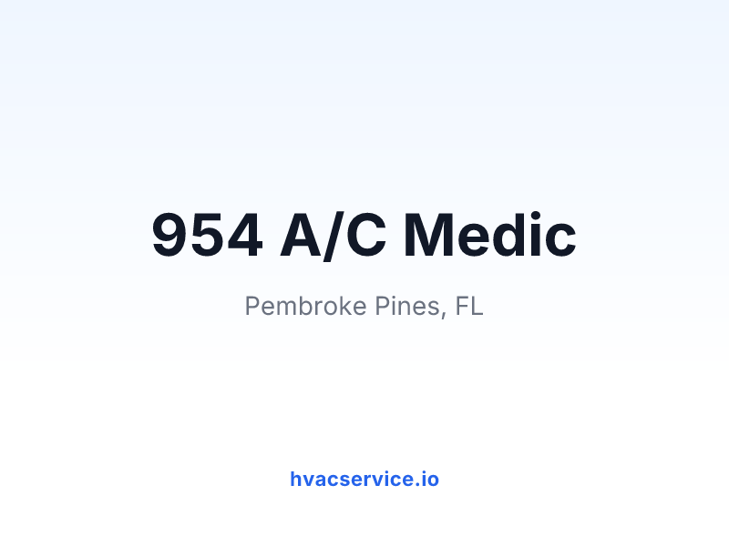 954 A/C Medic